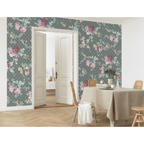 Papier peint panoramique intissée de Komar - Embellish - Taille: 400 x 280 cm - coloré