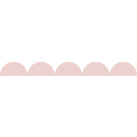 papier peint panoramique lambris rose clair  - ESTAhome
