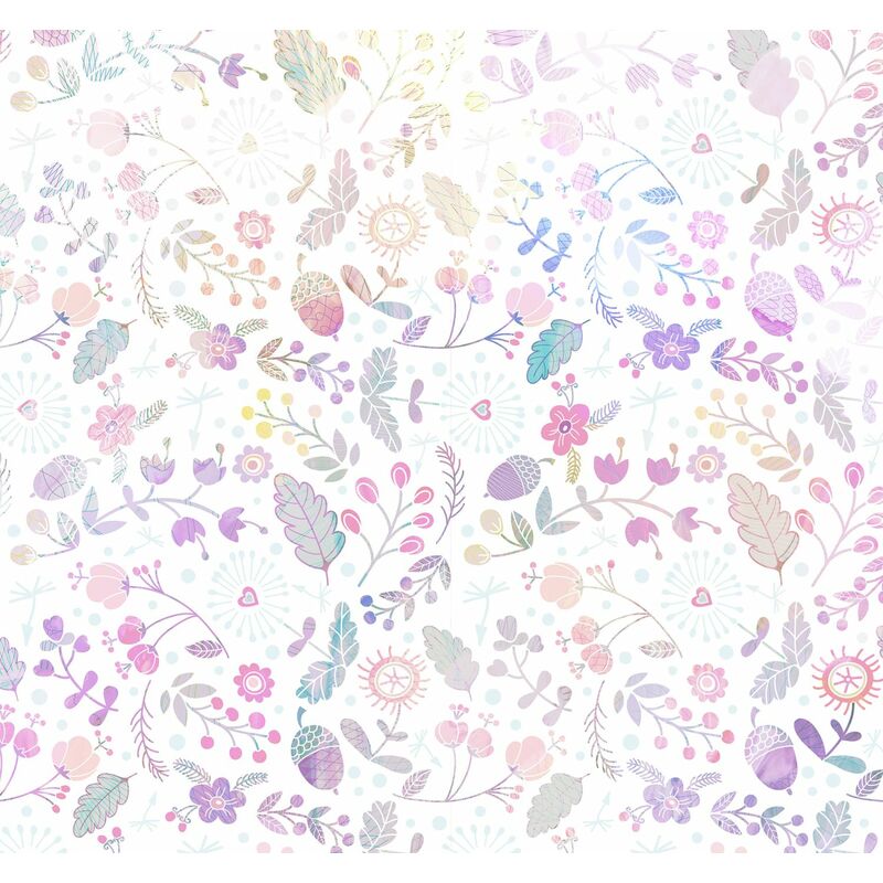 Komar - papier peint panoramique feuilles d'automne multicolore