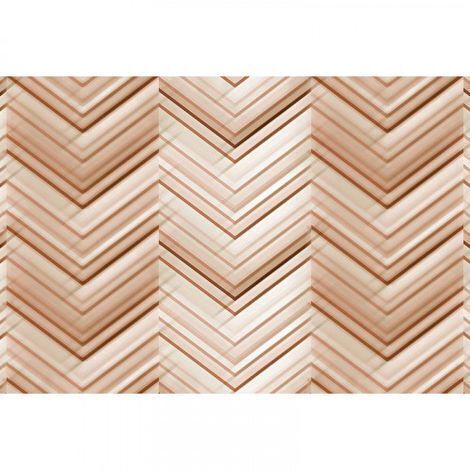 Papier peint panoramique marron motif géométrique Tapisserie panoramique design pour salon Papiers peints panoramique pour chambre adulte