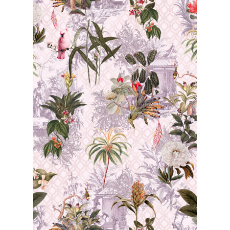 Papier peint panoramique méditerranéen Tropicana