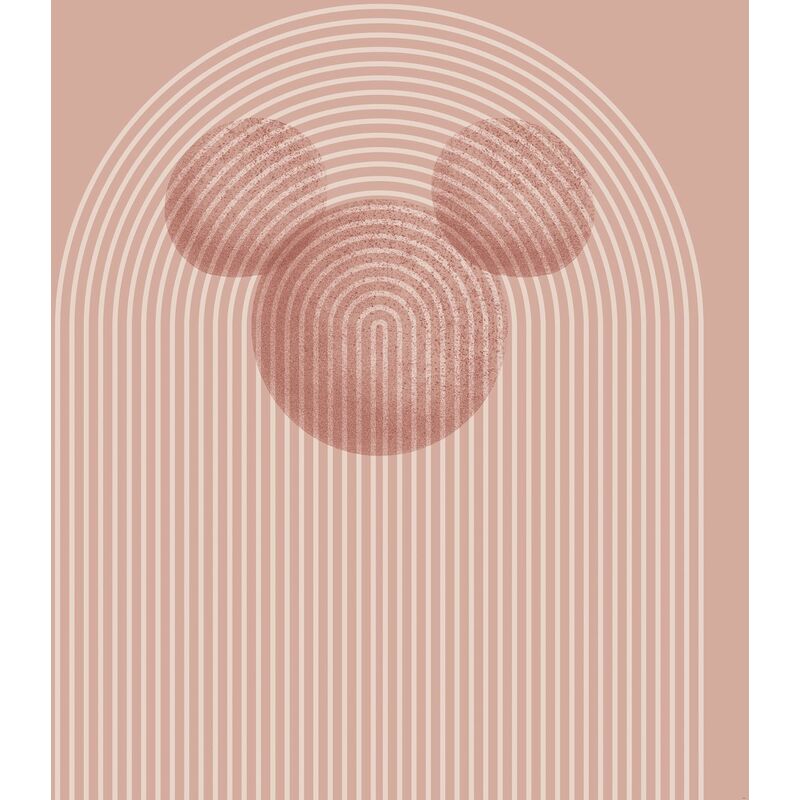 Komar - papier peint panoramique Mickey Mouse vieux rose - Disney