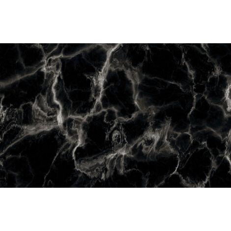 Papier peint panoramique minimaliste,modern Marbre Noir et Blanc