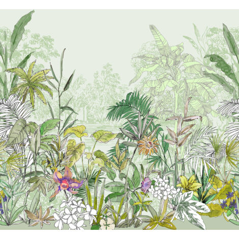 Papier peint panoramique modern Hortus