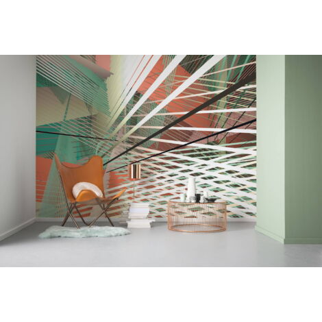 Papier peint panoramique modern Space Grid Automne