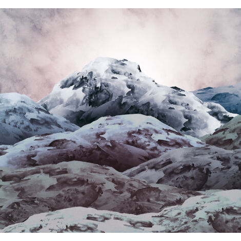 Papier peint panoramique moderne,modern Montagne Ombre