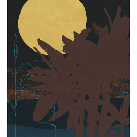 Papier peint panoramique moderne,modern,vintage & retro Superlune
