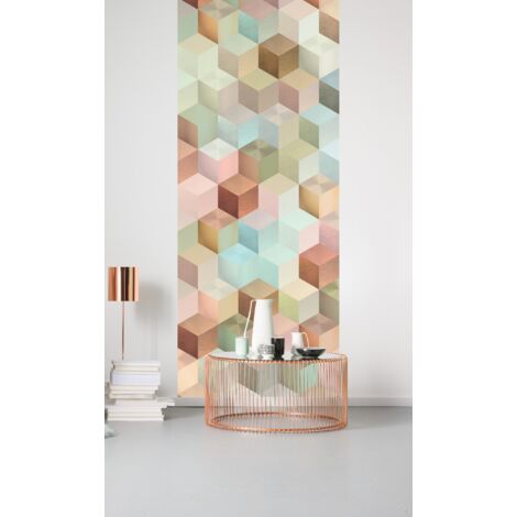 Papier peint panoramique modern,vintage & retro Cubes Panel
