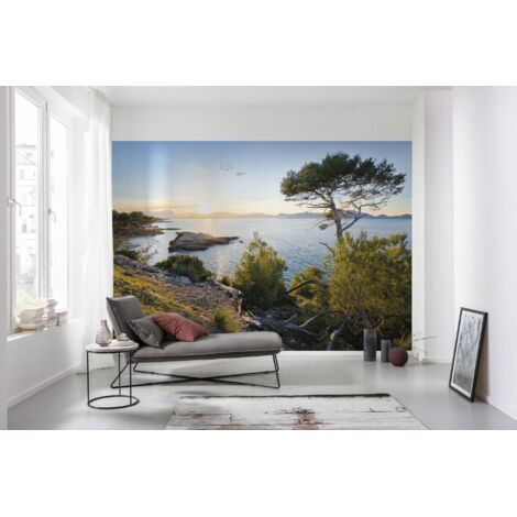 Papier peint panoramique naturel Lumière du Sud