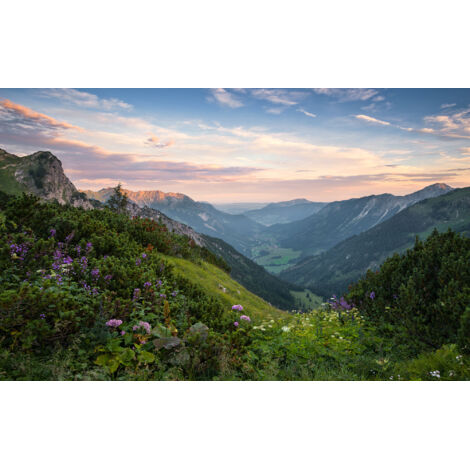 Papier peint panoramique naturel Parc Naturel des Hautes Alpes d’Allgäu