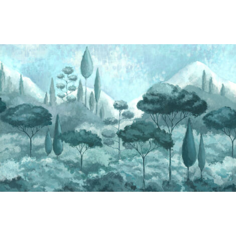 Papier peint panoramique naturel Paysage Apaisant