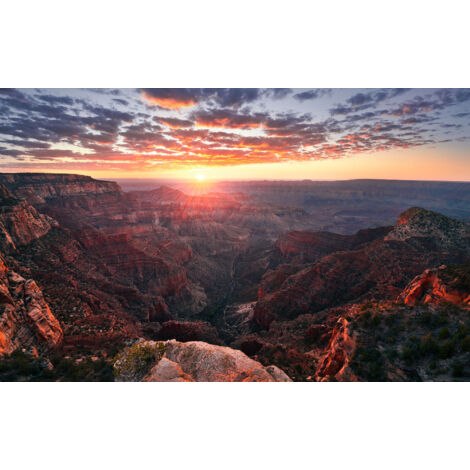 Papier peint panoramique naturel,romantique Le Canyon
