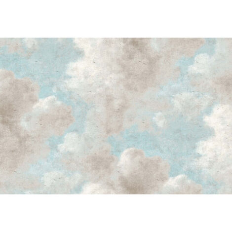 Papier peint panoramique nuage vintage Tapisserie panoramique ciel & nuage effet peinture Papier peint panoramique plafond & escalier