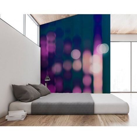 Papier peint panoramique original effet urbain Tapisserie panoramique design pour salon Papier peint panoramique idéal pour chambre