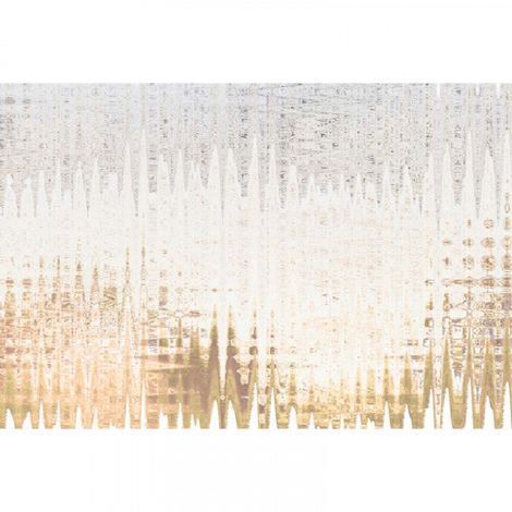 Papier peint panoramique original pour salon Tapisserie panoramique blanche et marron originale Papiers peints panoramique idéale pour chambre