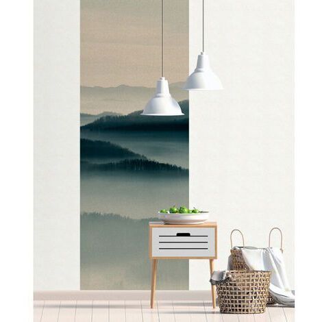 Papier peint panoramique paysage montagne Tapisserie panoramique originale pour chambre Papier peint panoramique zen pour bureau