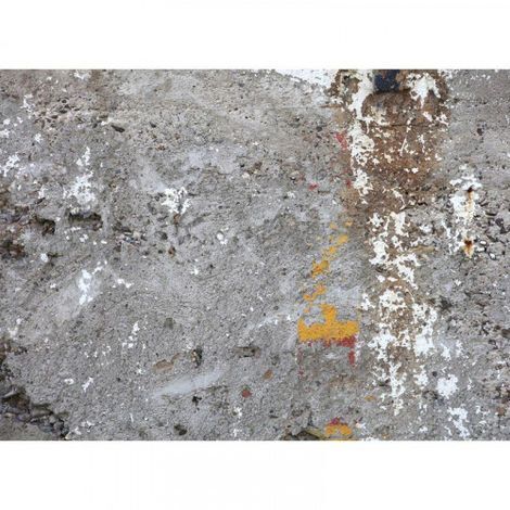 Papier peint panoramique pour style industriel Tapisserie panoramique imitation béton Papier peint panoramique gris, noir et blanc