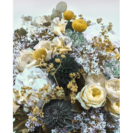 Papier peint panoramique romantique Fleur Douce