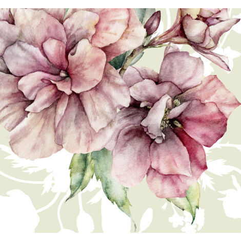 Papier peint panoramique romantique La Flor