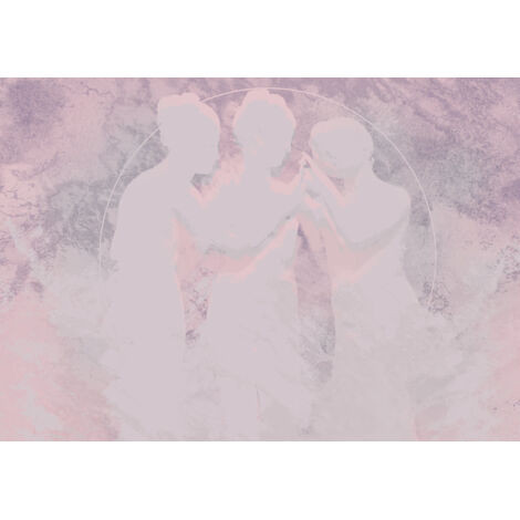 Papier peint panoramique romantique Nymphes