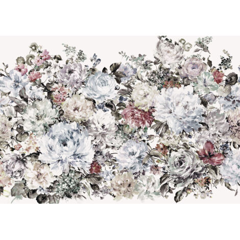 Papier peint panoramique romantique Posy