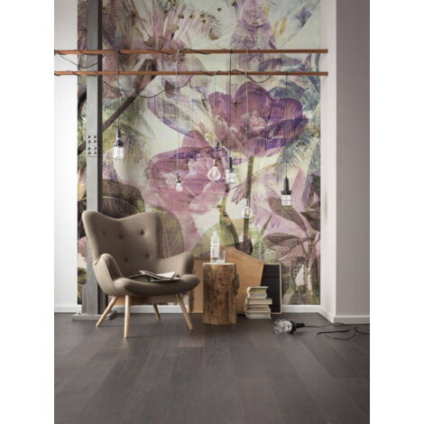 Papier peint panoramique romantique,modern Metropical Faded