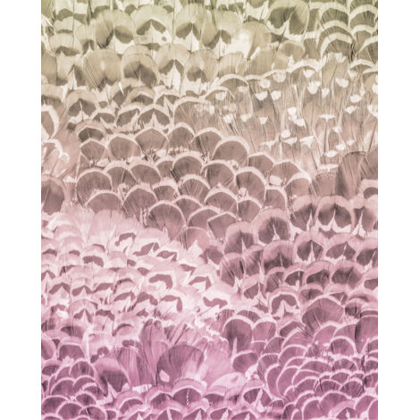 Papier peint panoramique romantique,modern Plumes Pâles