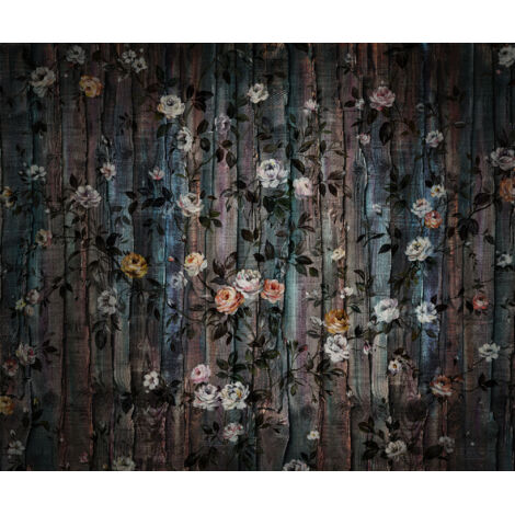 Papier peint panoramique romantique,vintage & retro Grand Jardin