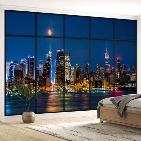 Poster Géant / Papier Peint New York - 2m80 X 2m - Vue Panoramique - Neuf