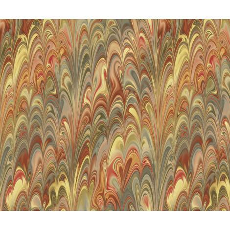 Papier peint panoramique vintage & retro Cercles Club