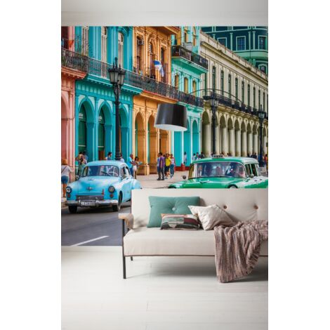 Papier peint panoramique vintage & retro Cuba