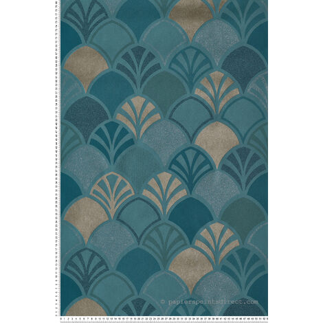 Papier peint Park Avenue - LTC-51193101 - Les bleus|Les dorés