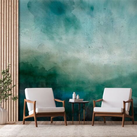 Papier peint Paysage de malachite - 250 x 175 cm