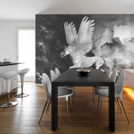 Papier Peint "Pegasus sur le Chemin de l'Olympe" 154 x 200 cm
