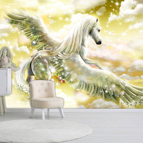 Papier Peint "Pegasus Yellow" 105 x 150 cm
