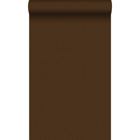 papier peint petits ornements marron et or brillant  - Origin Wallcoverings