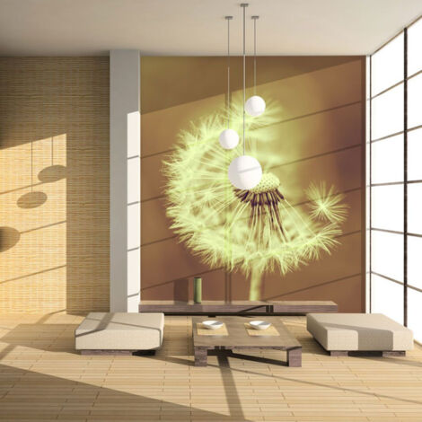 Papier Peint "Pissenlit Sépia III" 154 x 200 cm
