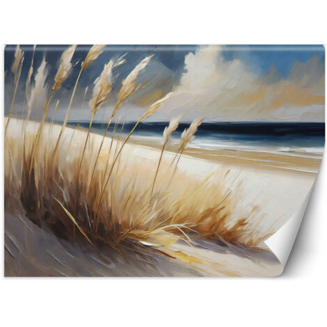Papier peint Plage dunes de mer paysage 350x245