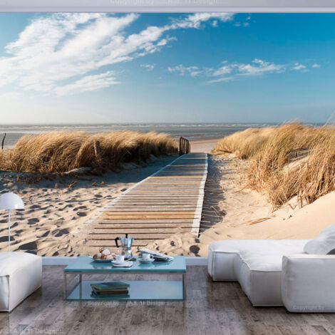 Papier Peint "Plage Mer du Nord Langeoog" 154 x 200 cm