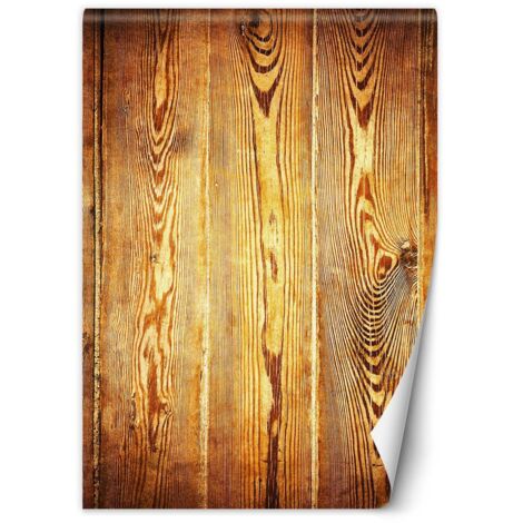Papier peint Planches dorées bois 100x140