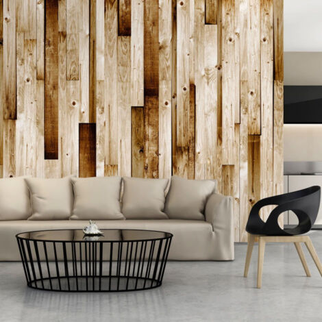 Papier Peint "Planches en Bois" 175 x 250 cm