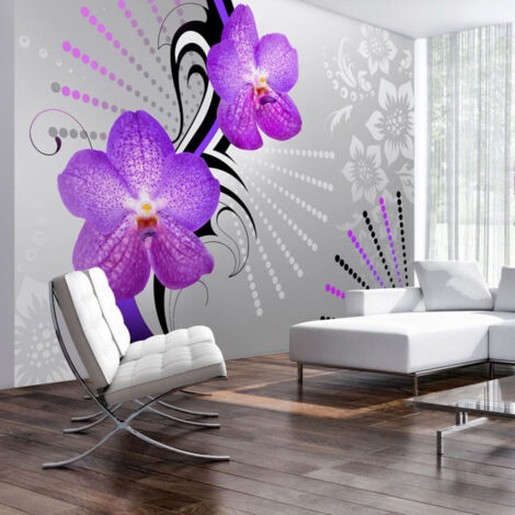 Papier Peint "Purple Vibrations" 175 x 250 cm