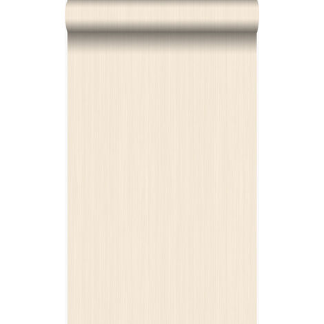 papier peint rayures fines blanc d'ivoire  - Origin Wallcoverings