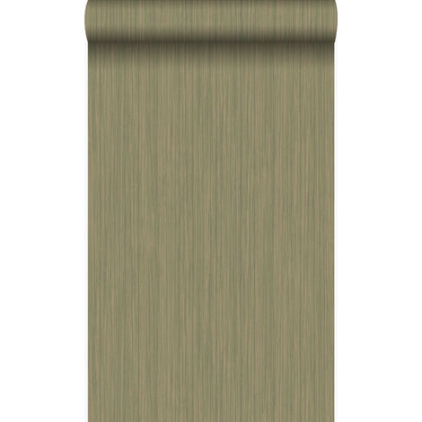 papier peint rayures fines or brillant  - Origin Wallcoverings