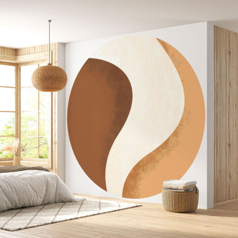 Papier peint rond / cercle - Design - Diamètre 50 cm
