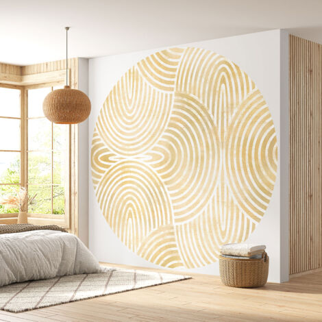 Papier peint rond / cercle - Design - Diamètre 50 cm