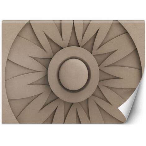 Papier peint Rosette 3D abstraite 150x105