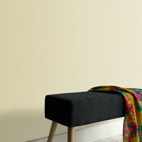 Papier peint salon beige uni | Tapisserie chambre adulte beige intissée | Papier peint intissé couloir, chambre adulte & bureau
