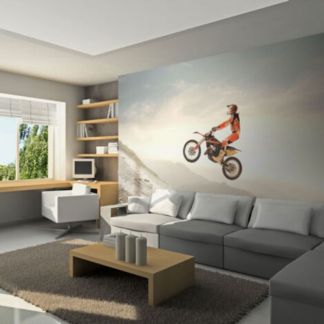 Papier Peint "Sport Motocycliste" 154 x 200 cm