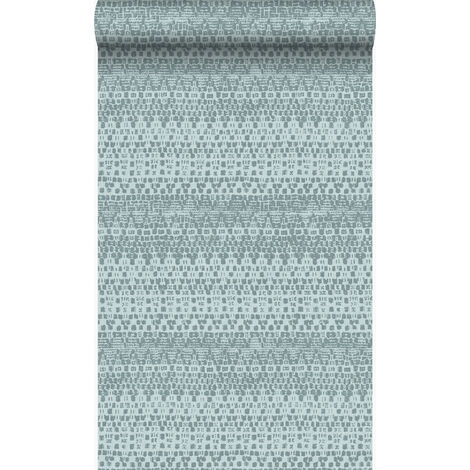 papier peint texture de peau d'animal bleu glace  - Origin Wallcoverings
